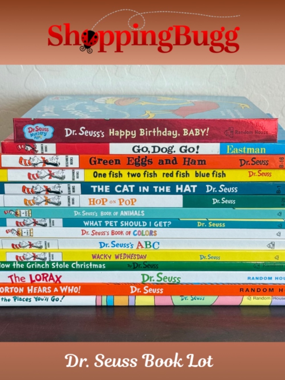 Lot of 15 Dr. Seuss Books ~ Classic Coll/Beginner, Bright & Early/Nursery/Faves!